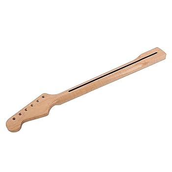 Amazon | 交換用ギターネック 22フレット メイプル指板 エレキ